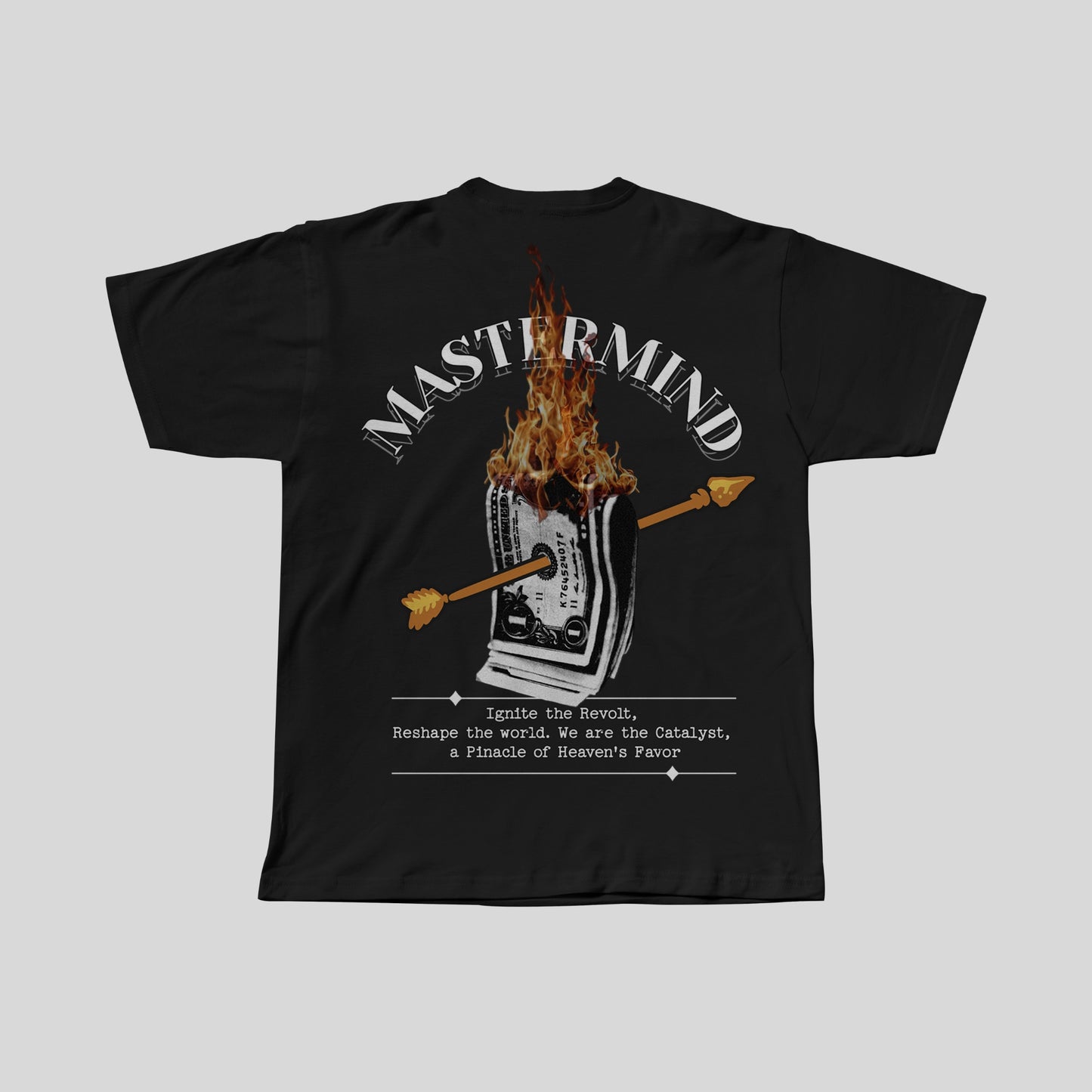 MASTERMIND OVERSIZED BLACK T-SHIRT